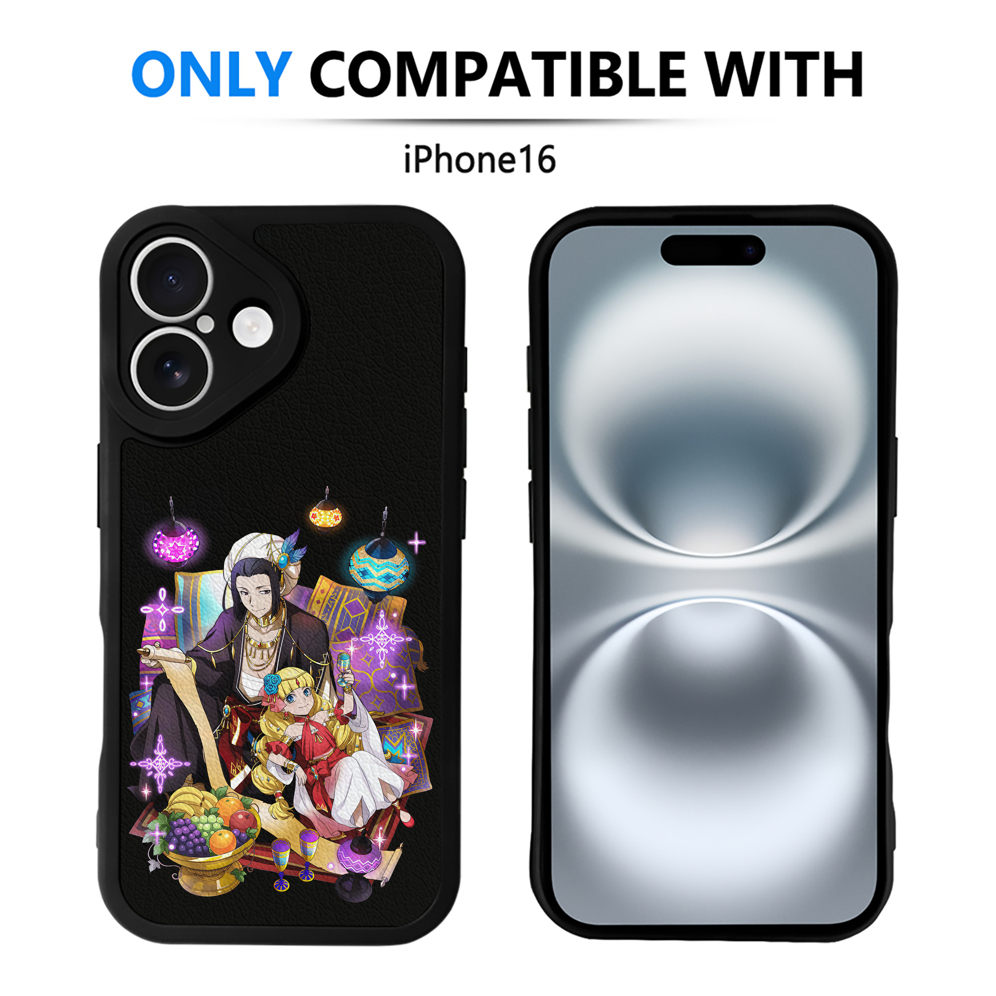 （画像用） 文豪ストレイドッグス Bungo Stray Dogs 【iPhone 16シリーズ対応】シリコンスマホケース（レザー調） 材質：シリコン